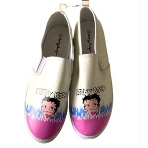 Betty Boop Slide On Sneakers